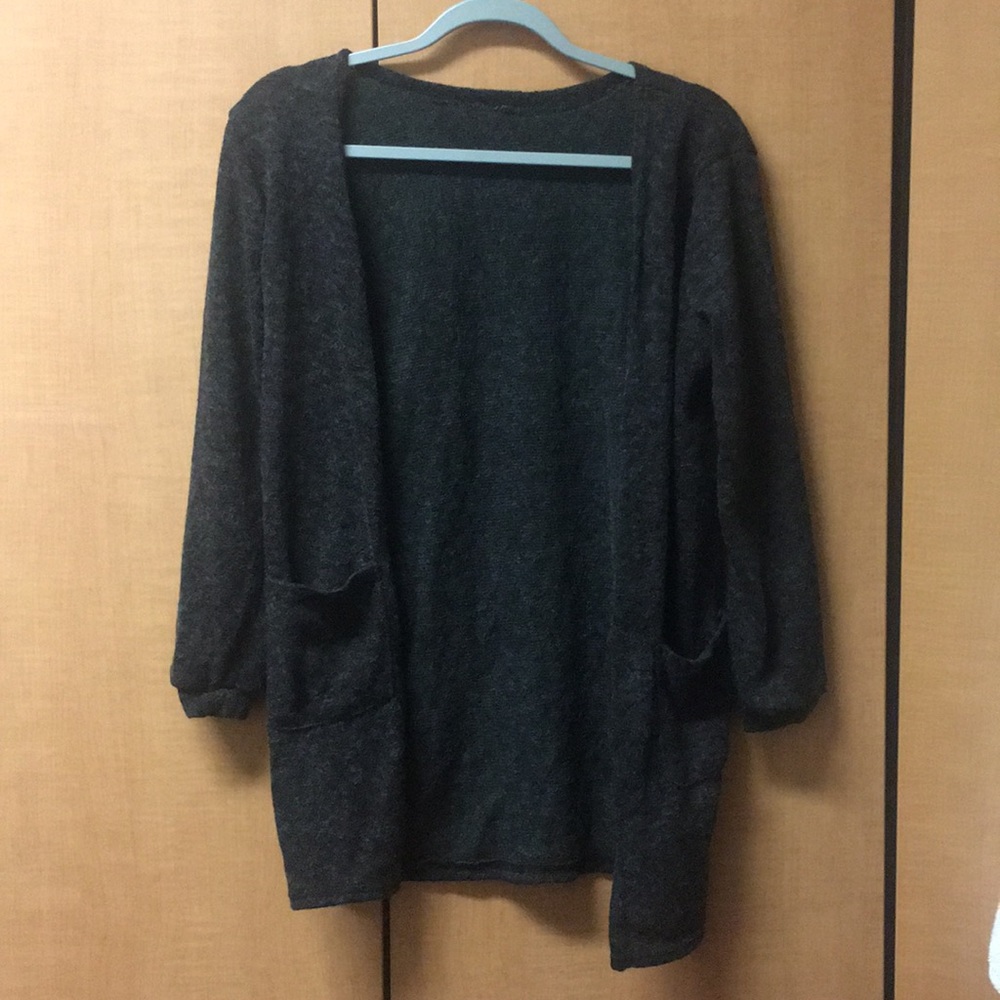 Dark grey cardigan